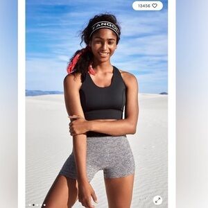Free People Movement Prajna Shorts in Heather Gray Size M/L. NWT